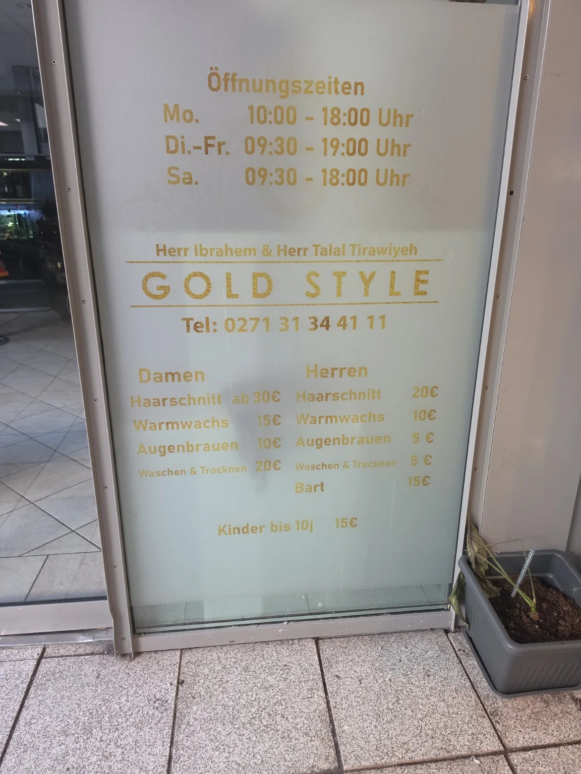 Öffnungszeiten und Preise